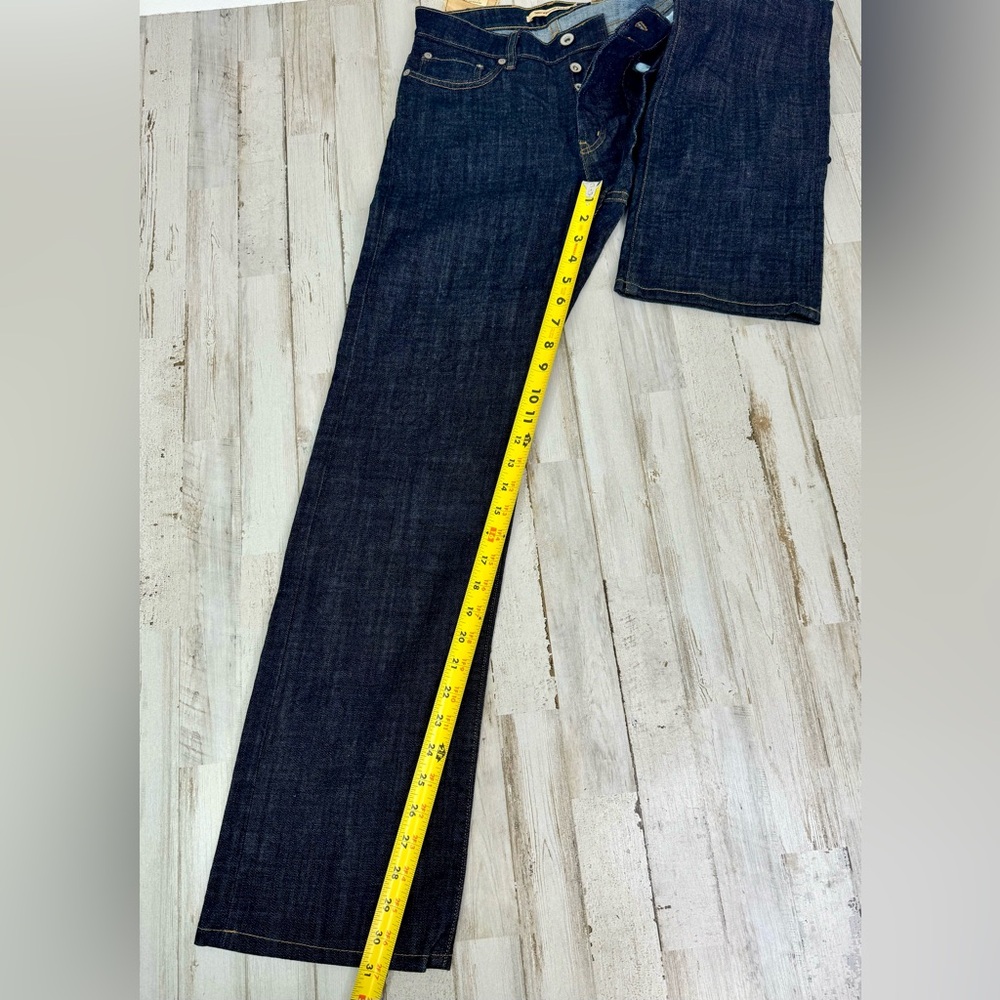 John Varvatos USA Regular Blue Low Rise Mens Bootcut Cotton Jeans 28(28x31) NWOT - Picture 8 of 11